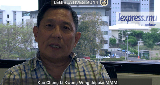Kee Chong Li Kwong Wing: son coup de gueule
