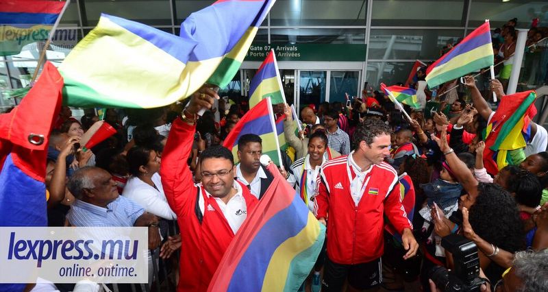 JIOI: retour en fanfare des athlètes mauriciens 