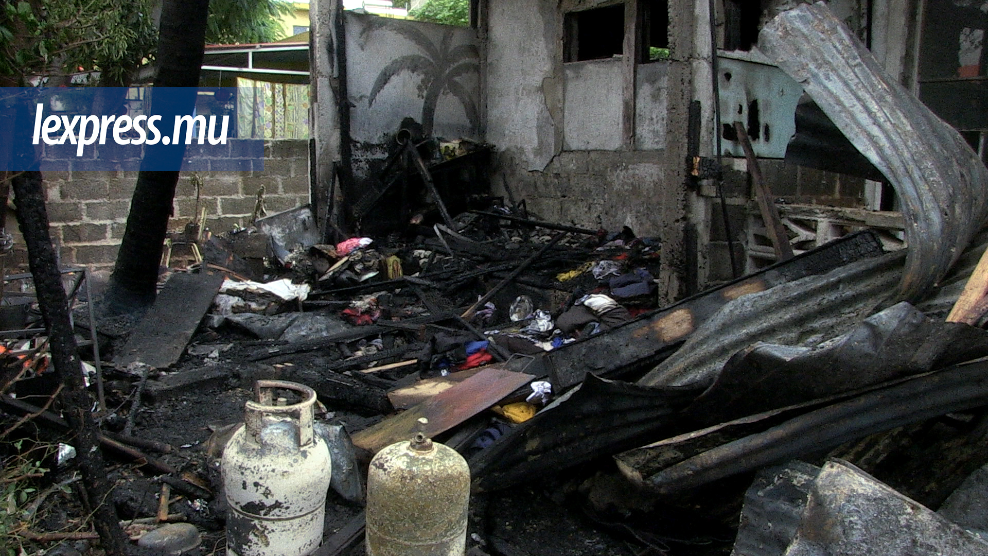 Incendie à Baie-du-Tombeau: trois familles à la rue