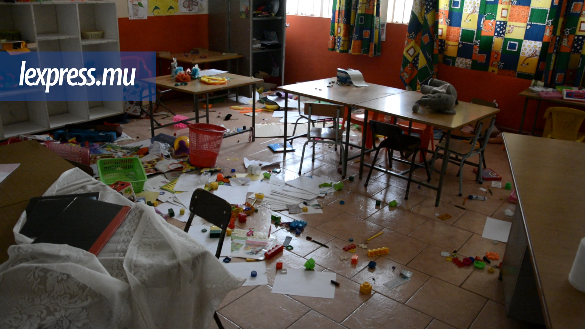 Actes de vandalisme dans une école maternelle de Pailles