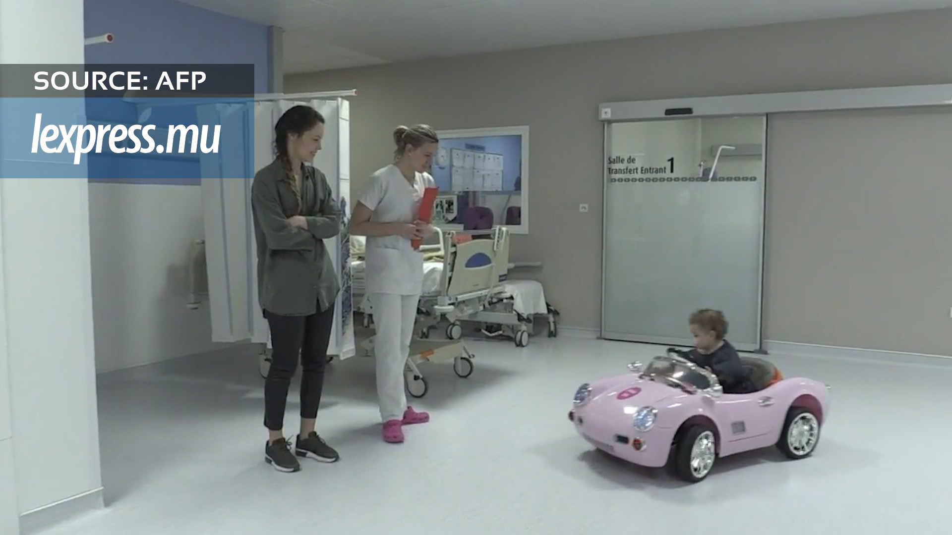 Des petites voitures anti-stress pour les enfants à l'hôpital