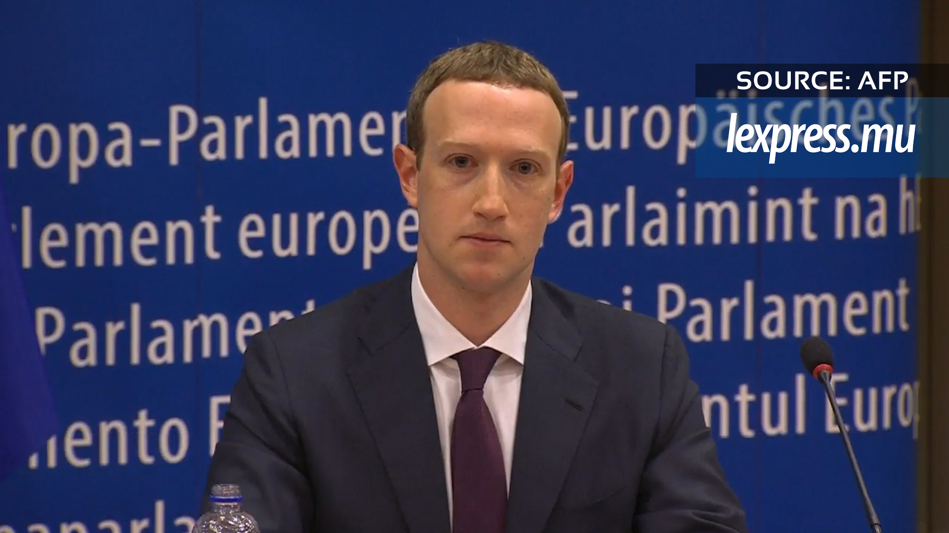 Facebook: Zuckerberg présente ses excuses au Parlement européen