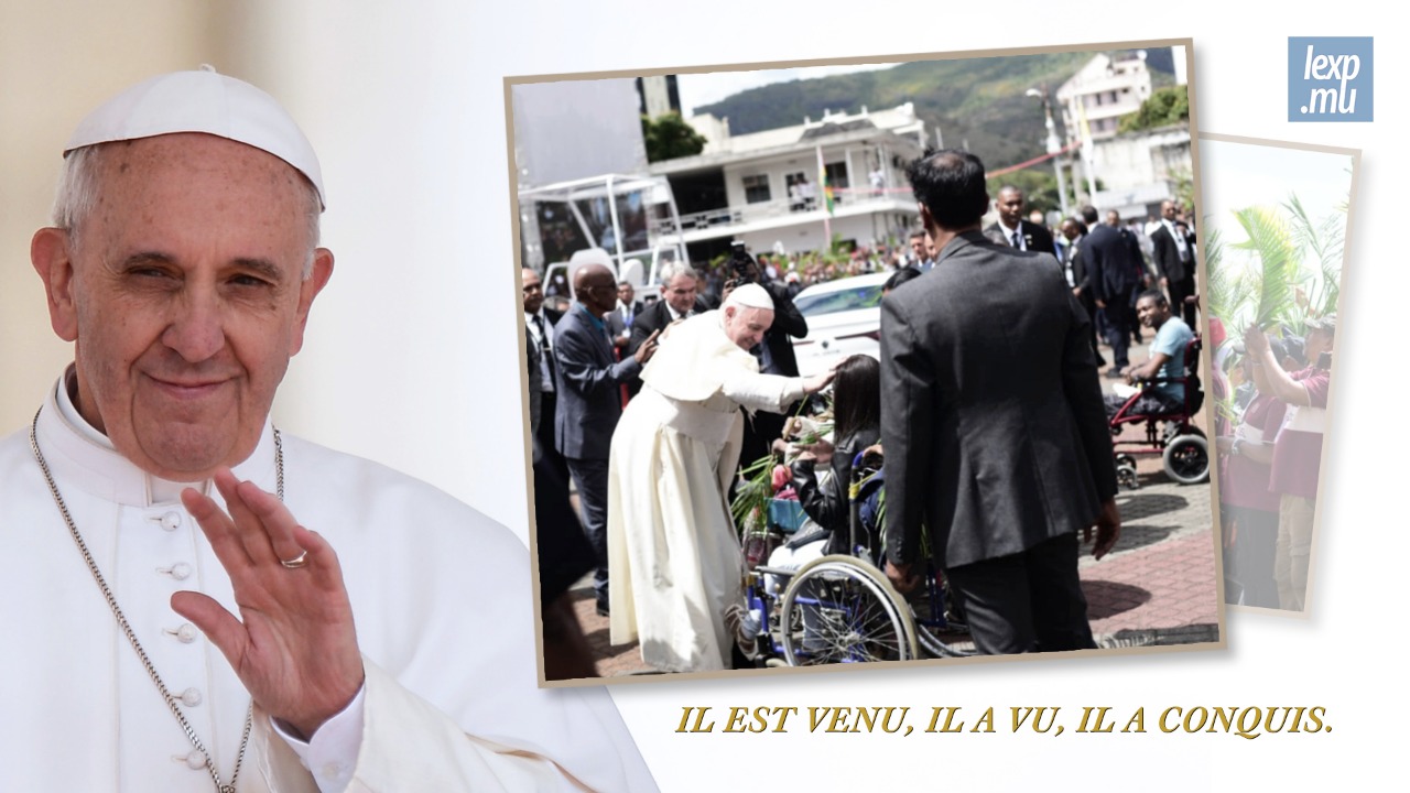 Le pape, à jamais dans le cœur de tous les Mauriciens…